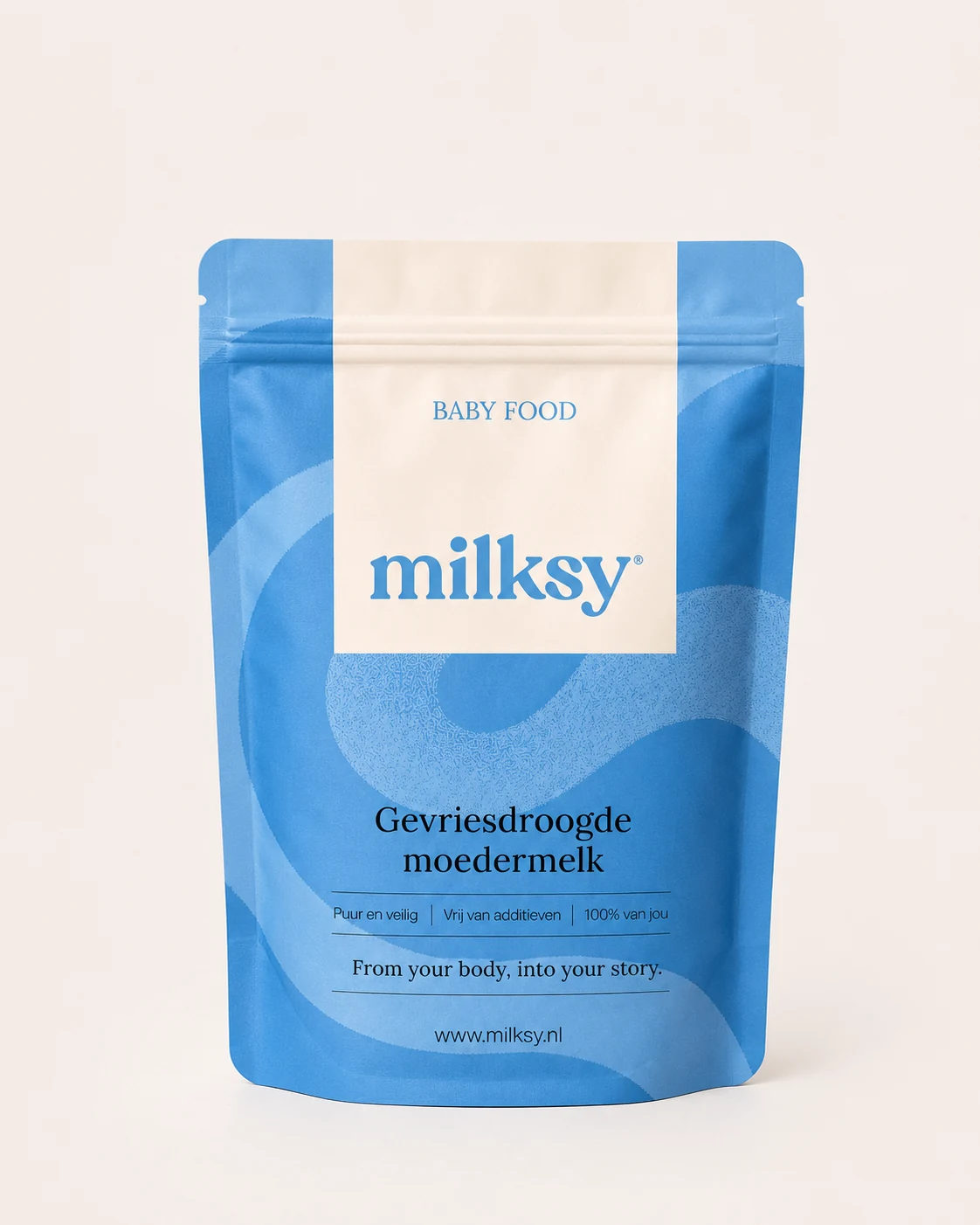 Grote Milksy-zak voor gevriesdroogde moedermelk