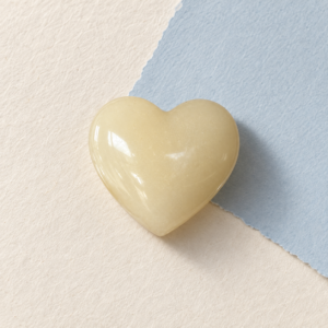Keepsake epoxy hart met moedermelk